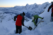 Permafrostmessungen auf dem Schilthorn